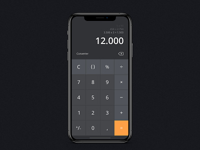 Daily UI: #004 Calculator