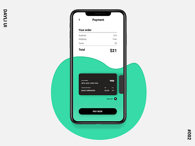 Dailyui #002 - Credit Card Checkout