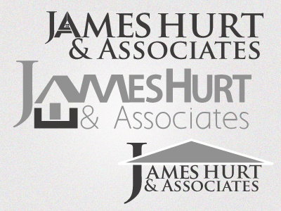 James Hurt logo draft estate logo real rough