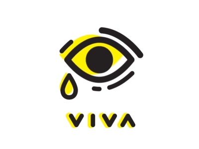 VIVA animation cry eye identity logo mograph motion viva