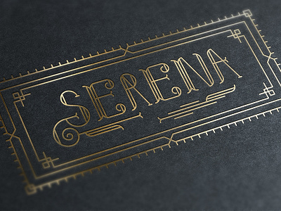 typography eXperiments art deco serena typo typography