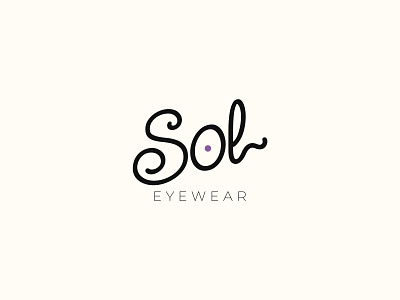 Sol. An eyewear store brand identity branding design graphic design identity illustration logo logo design logotype vector
