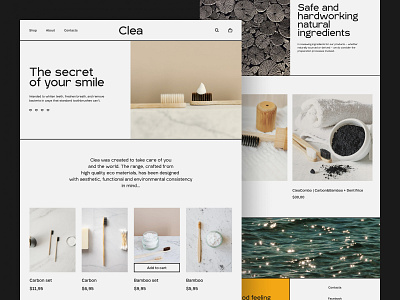 Clea, e-shop for eco-toothbrushes