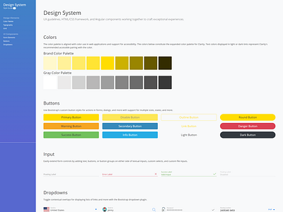 Design System Dashboard