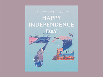 Independence Day, India flyer illustration independence india minimal poster