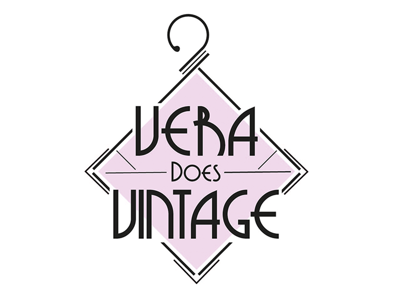 Vera Does Vintage Shop Logo Design by Hughey Herbert 