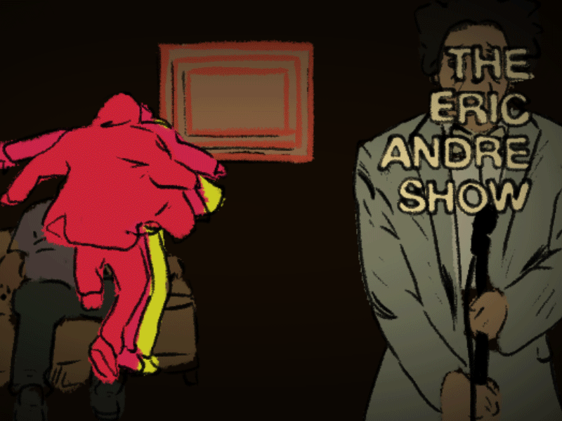 The Eric Andre Show - Fan Loop andre eric gif gloomy loop rotoscope show