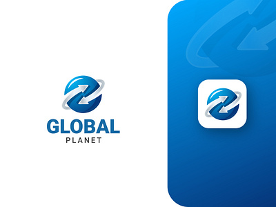 Global Planet logo design blue design global global logo globe logo planet planet logo vector world world logo