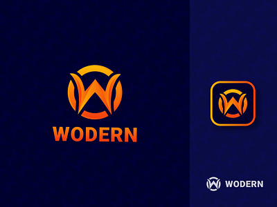 Wodern logo design design icon letter logo symbol w w letter w letter logo w logo