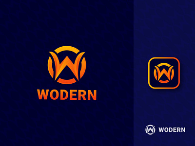 Wodern logo design