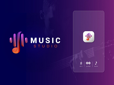 Music Studio logo design design logo