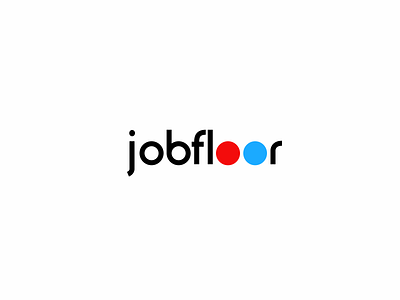 jobfloor app brand branding clean design french job job board logo logos logotype marks minimal trademark