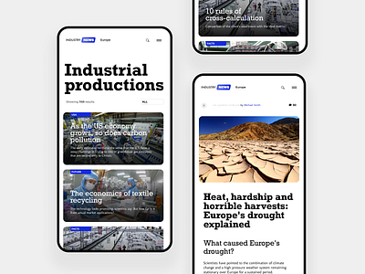 News site moble article clean design feed industry minimal mobile news news app newsfeed newspaper ui ux