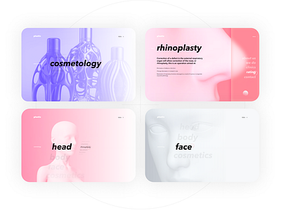 Plastix app clean cosmetology future health human plasticsurgery ui ux web