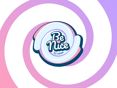 Be Nice - Ice Cream logotype design