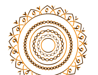 Mandala Art branding design illustration vector