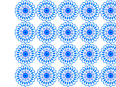 pattern designing blue