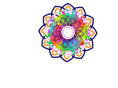 Mandala Art branding design illustration vector