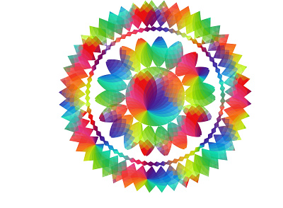 Mandala Art branding design illustration vector