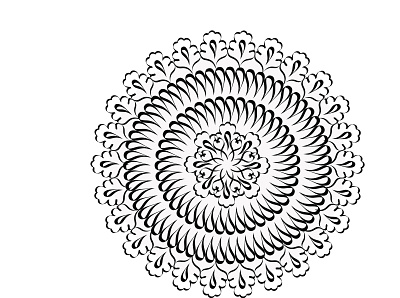 mandala art branding design illustration vector