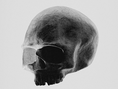 Spookmaster-9000 3d c4d redshift sculpt skull
