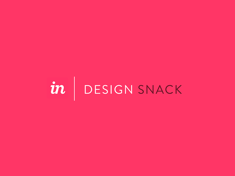 Design Snack Intro
