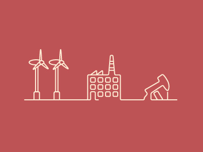 Energy energy factory gas illustration oil wind power