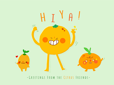 Hiya! colorful cute design digital art illustration illustrator procreate