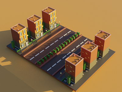 Housing Low Poly