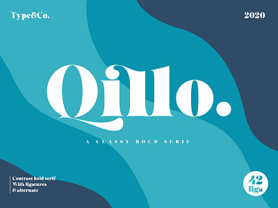 Qillo serif bold branding classy contrast design graphic design logo logotype serif typography