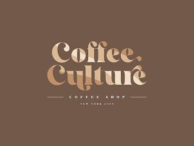 Coffee shop logo bold branding classy coffee contrast design graphic design logo logotype vector