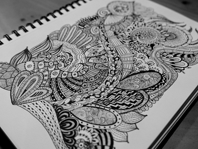 Doodle Zentangle designs, themes, templates and downloadable graphic ...