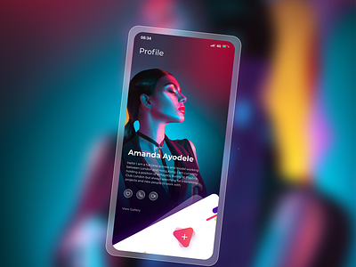 Profile UI Screen Design
