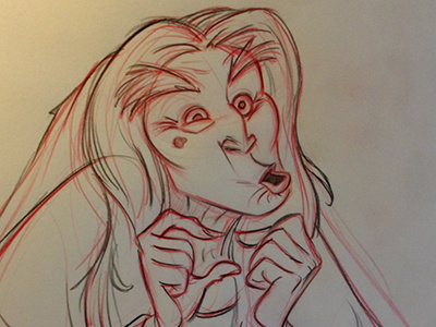 Ancient Booer rough.. Princess Bride character design illustration sketch