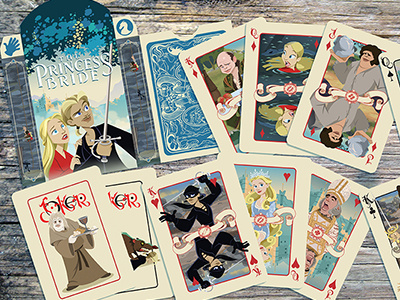 That's a wrap! Princess Bride Card deck. illustration