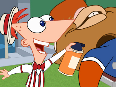 phineas & ferb-ness animation commercial