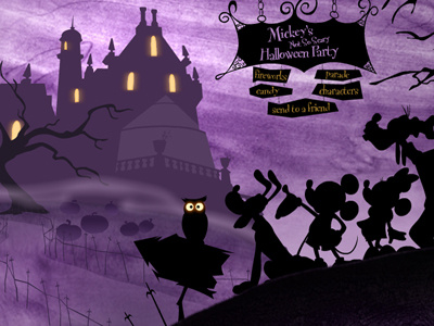 Mickey's Not So Scary.. animation illustration web