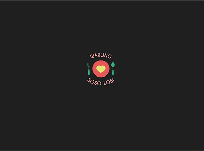 Warung So So Lobi - Logo branding food illustrator logo minimal rotterdam surinam