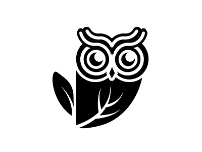 Owl logo design illustration logo
