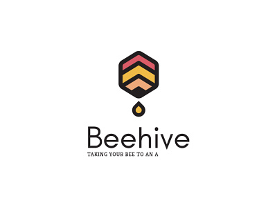 Beehive Logo beehive branding design education education website first shot flat icon illustration illustrator minimal tutoring vector website