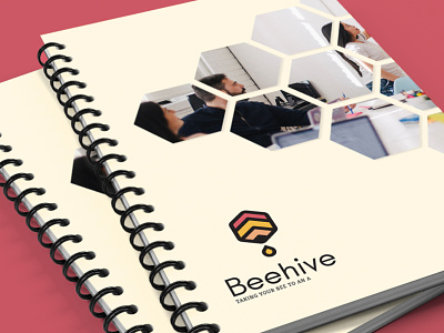 Beehive Logo Mockup beehive branding design education education website flat icon logo minimal tutoring