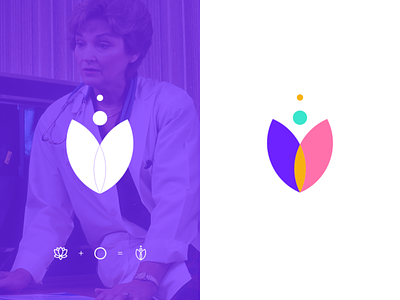 GynieCare Logo Intro app branding design flat icon illustration illustrator logo minimal vector