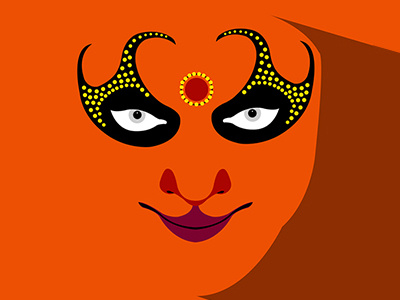 Theyyam minimal poster theyyam