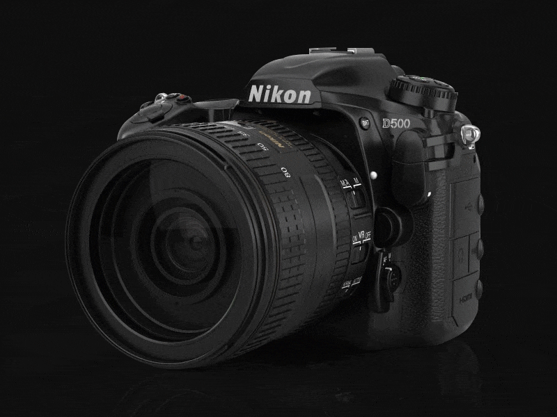 Nikon Camera D500 2018 animation camera dslr micro animation nikon nikon d500 photography