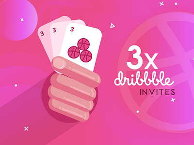 3 Dribbble invites