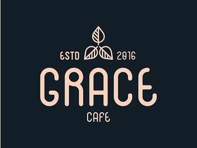 Grace Cafe Logo & Minimal Branding #2 branding branding design design logo minimal rebranding typography