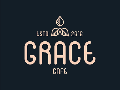 Grace Cafe Logo & Minimal Branding #2