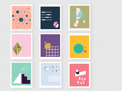 More shapes! geometric lines shapes vector