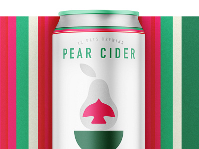 12 Days of Brewing :: A Partridge in a Pear Tree branding cpg design packaging