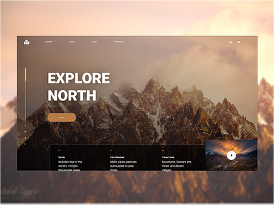 Explore North (Tourism Web Design)